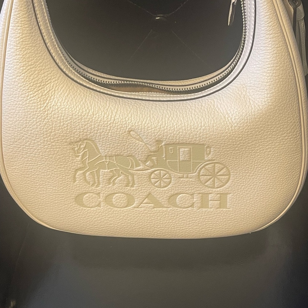 Coach Cream Leather Women's Bag